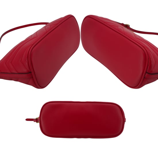 Gucci leren schoudertas GG Marmont - Image 4