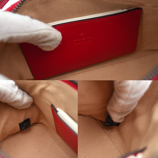 Gucci leren schoudertas GG Marmont - Image 6