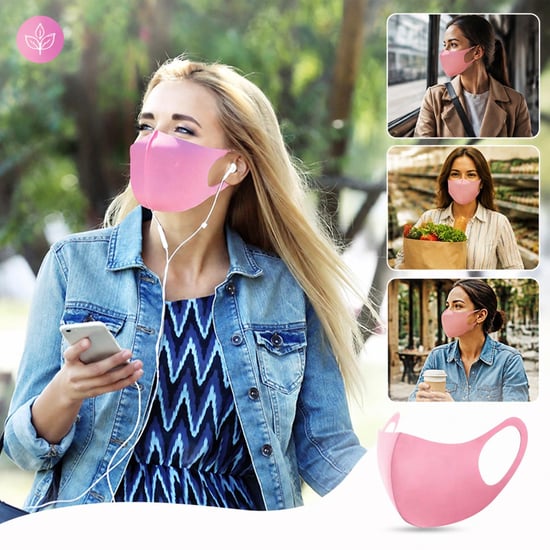 Aquarius Pink Face Mask Reusable Washable Breathable Adult Mask Protection Cover - Image 3