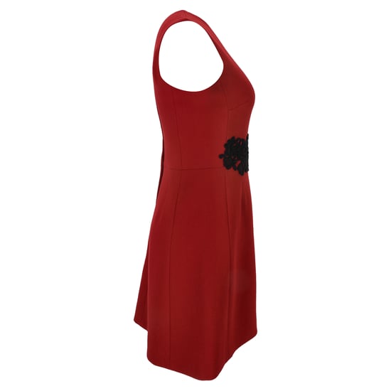 Dolce & Gabbana Mini Dress in Red Virgin Wool - Image 4