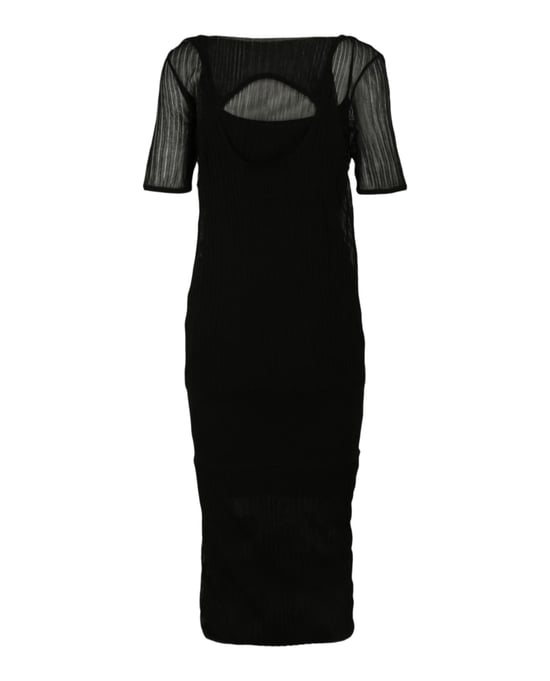 Bottega Veneta Two-Layered Midi Dress - Image 2