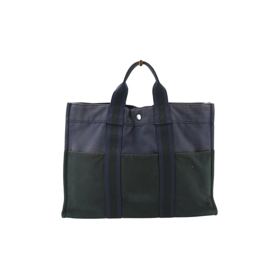 Hermes Vintage katoenen draagtas Fourre-Tout - Image 1