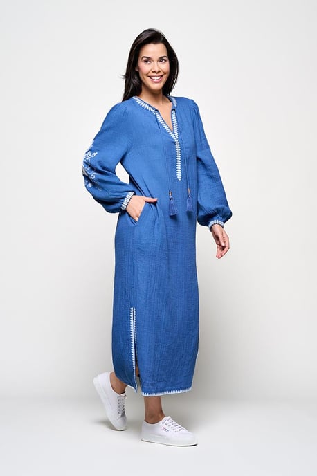 Caroline Tensen Como Jurk Blauw - Image 1