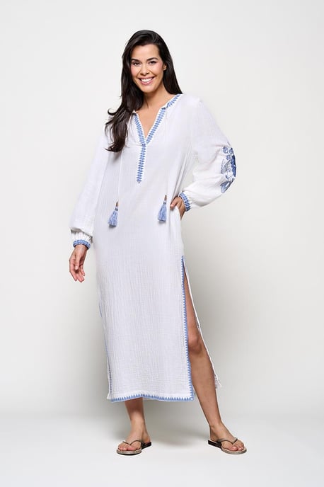 Caroline Tensen Como Jurk Wit - Image 1