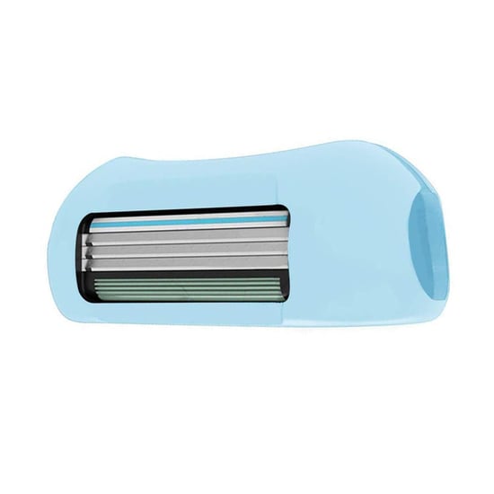 Envie 2 in 1 Finger Shaver Mini Razor Blue Travel Portable Safety Cover Compact - Image 4
