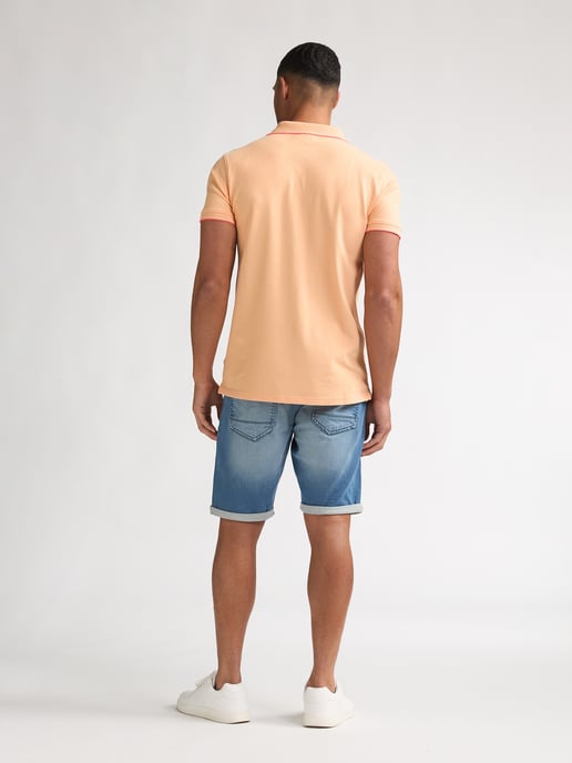 Petrol Industries - Heren Klassieke Polo Wave - Oranje - Image 6