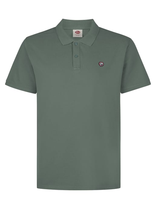 Petrol Industries - Heren Plus Size Polo met korte mouwen Offroad - Groen - Image 1
