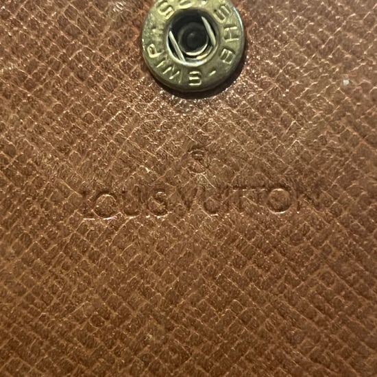 Louis Vuitton Vintage stoffen portemonnee Porte Monnaie Credt - Image 4