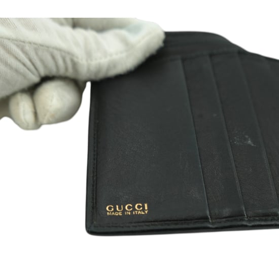 Gucci Vintage Läderplånbok Hästsko - Image 6