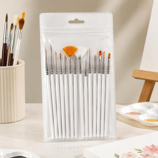 Nail Art Brush Set 15pc Gel Acrylic Polish Design Painting Drawing Pen Pack - Image 4