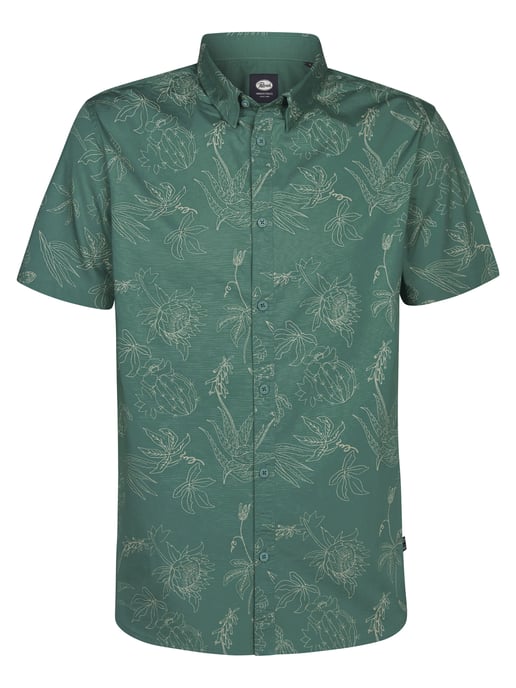 Petrol Industries - Heren All-over print overhemd Scout - Groen - Image 1
