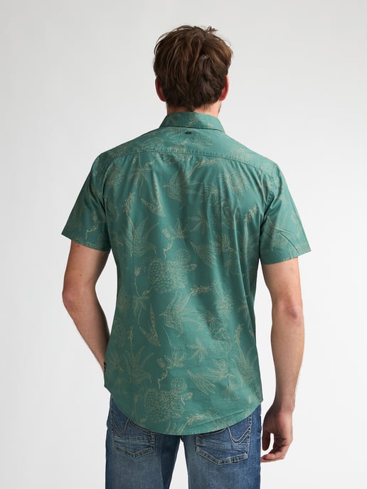 Petrol Industries - Heren All-over print overhemd Scout - Groen - Image 4