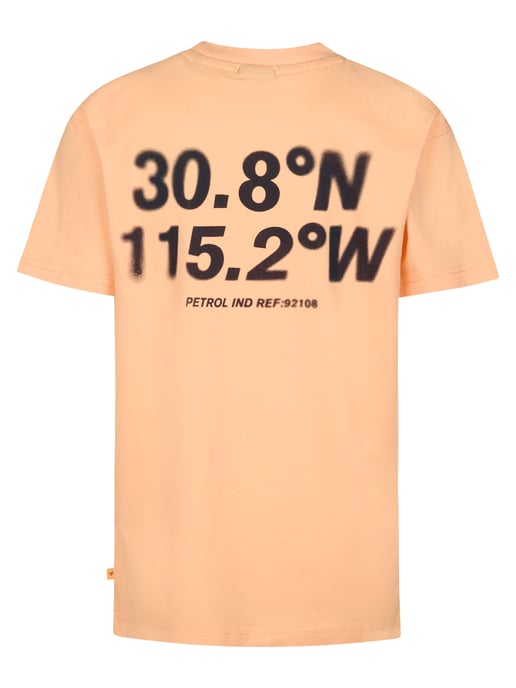 Petrol Industries - Jongens Bedrukt jersey T-shirt Roca - Oranje - Image 2