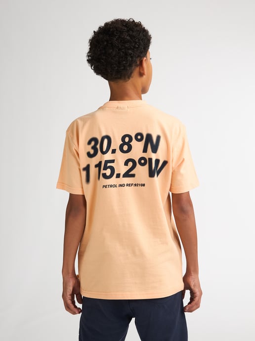 Petrol Industries - Jongens Bedrukt jersey T-shirt Roca - Oranje - Image 4