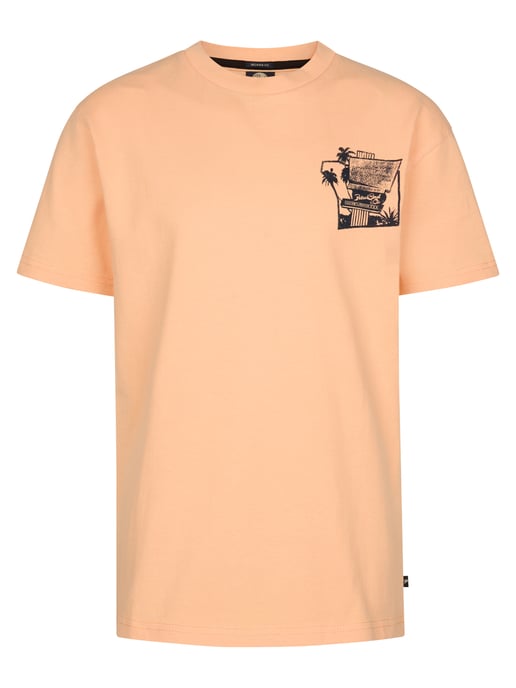 Petrol Industries - Jongens T-shirt met rugprint Mezcal - Oranje - Image 1