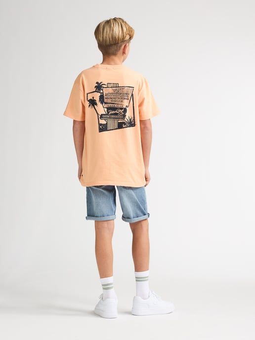 Petrol Industries - Jongens T-shirt met rugprint Mezcal - Oranje - Image 6