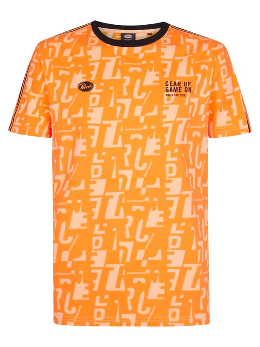 Petrol Industries - Heren Voetbal T-shirt Nederland - Oranje - Image 1
