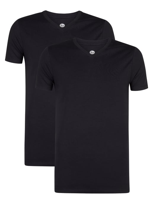 Petrol Industries - Heren 2-Pack Basic T-shirt V-Hals Legacy - Blauw - Image 1