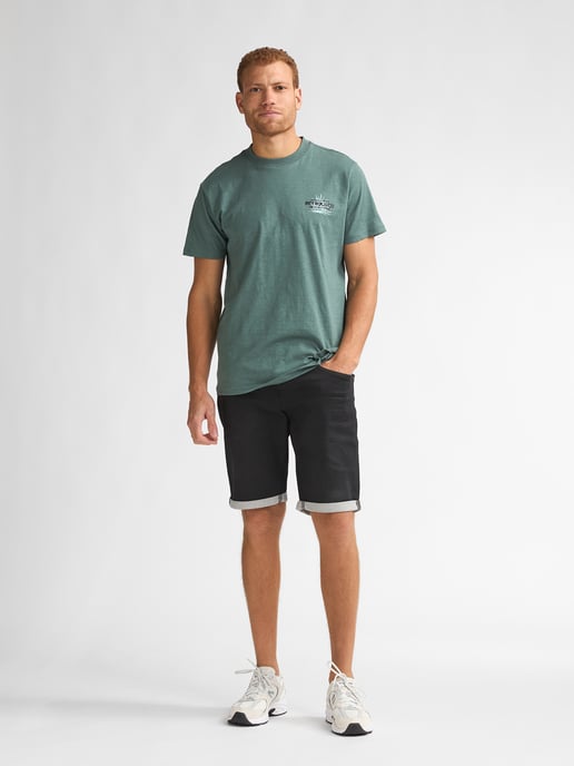 Petrol Industries - Heren T-shirt met rugprint FuegoSur - Groen - Image 5
