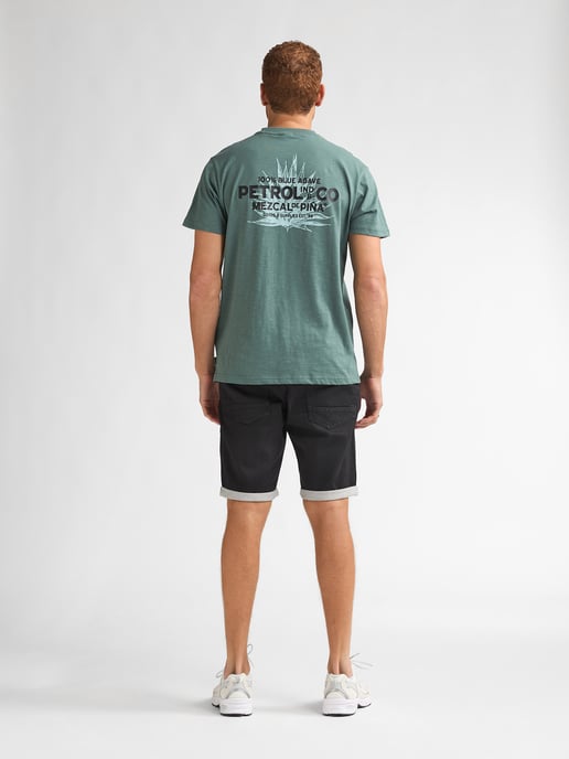 Petrol Industries - Heren T-shirt met rugprint FuegoSur - Groen - Image 6