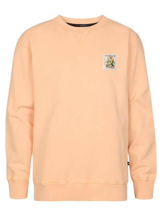 Petrol Industries - Printed Crewneck Sweater Ranchero Boys - Orange - Image 1