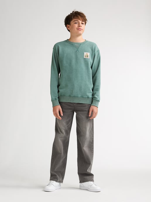 Petrol Industries - Jongens Bedrukte sweater met ronde hals Ranchero - Groen - Image 5