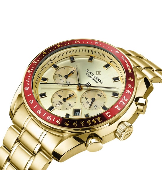 Alpha Sierra Horloge Starbuster Goud - Image 4