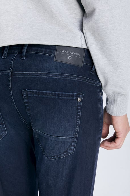 Lance jeans met middelhoge taille, normale lengte en 5 zakken, nachtblauw - Image 3