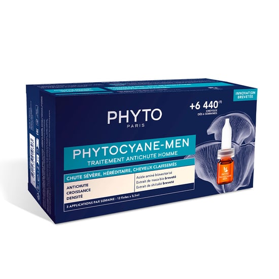 Phytocyane-men Tratamiento Anticaída Hombre 12 X 3,5 ml - Image 1