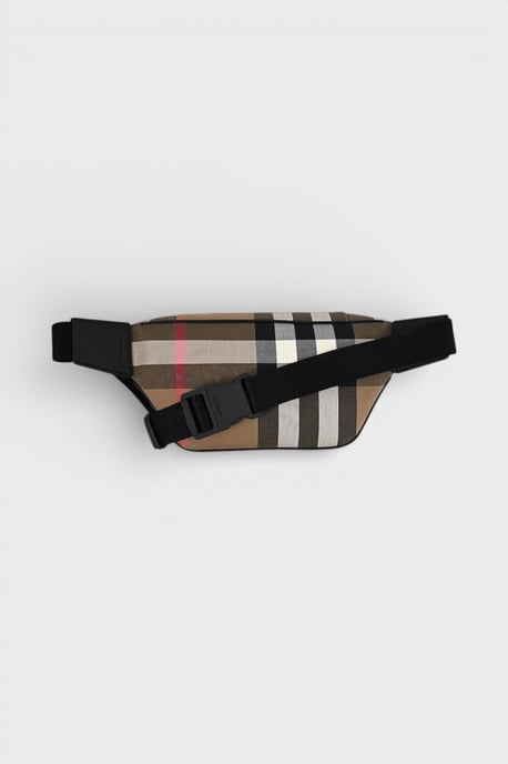 Burberry Sonny Nova Check Bumbag Taupe Brown - Image 3
