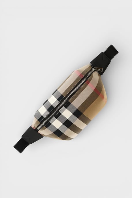 Burberry Sonny Nova Check Bumbag Taupe Brown - Image 4