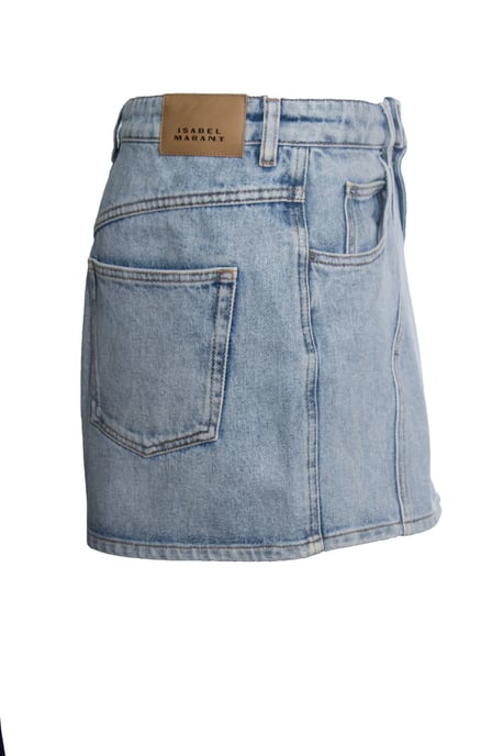 Isabel Marant, blå mini denimkjol - Image 4