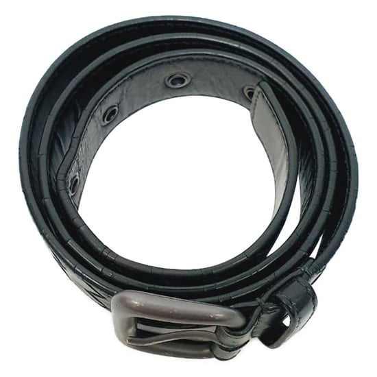 Bottega Veneta Intrecciato Belt in Olive Leather - Image 4