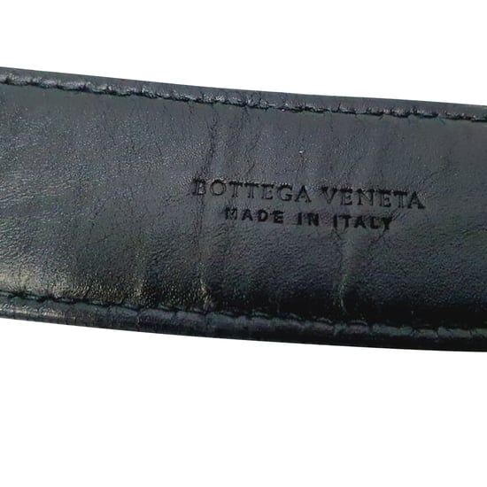 Bottega Veneta Intrecciato Belt in Olive Leather - Image 5
