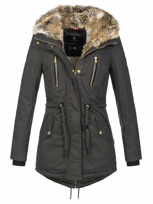 Navahoo Dames Winterjas Diamond – Warm, Elegant & Teddyfleece Voering - Image 1