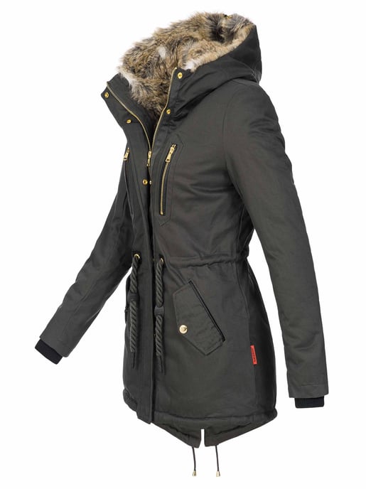 Navahoo Dames Winterjas Diamond – Warm, Elegant & Teddyfleece Voering - Image 2