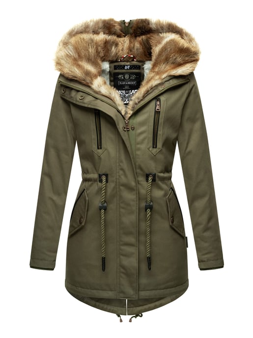 Navahoo Dames Winterjas Diamond – Warm, Elegant & Teddyfleece Voering - Image 1