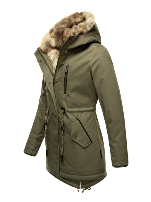 Navahoo Dames Winterjas Diamond – Warm, Elegant & Teddyfleece Voering - Image 2