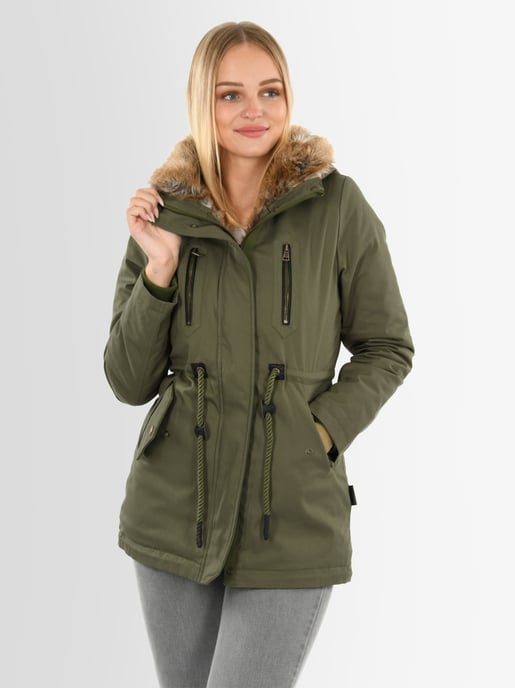 Navahoo Dames Winterjas Diamond – Warm, Elegant & Teddyfleece Voering - Image 5