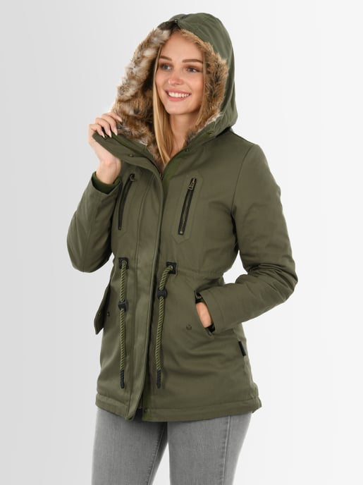 Navahoo Dames Winterjas Diamond – Warm, Elegant & Teddyfleece Voering - Image 6