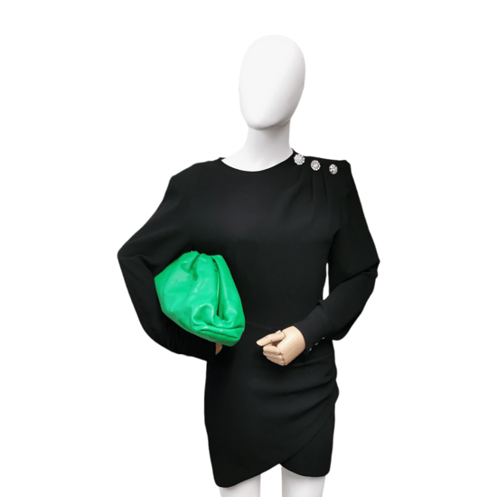 Bottega Veneta The Pouch Clutch Green - Image 2