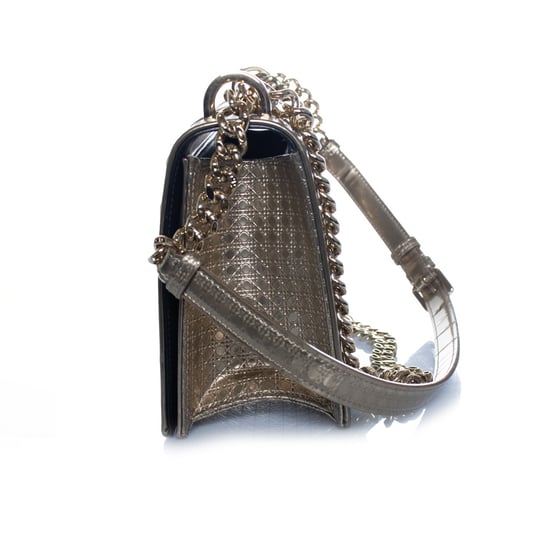 Christian Dior, Metallisk Diorama flap-väska - Image 5