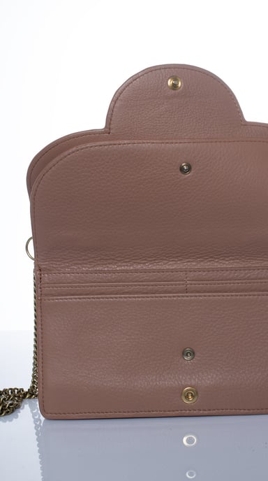 See By Chloe, Polina scallop leather evening bag - Image 6