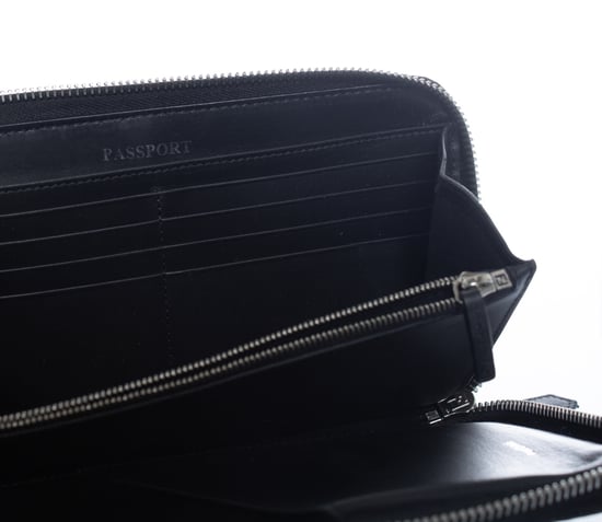 Fendi, FF-mönster läder kontinentalsficka med dragkedja - Image 5