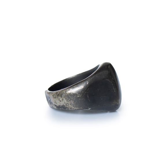 Maison Margiela, Hematite look ring - Image 4