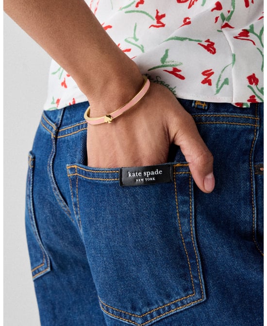 Everyday Spade Thin Enamel Bangle - Image 2