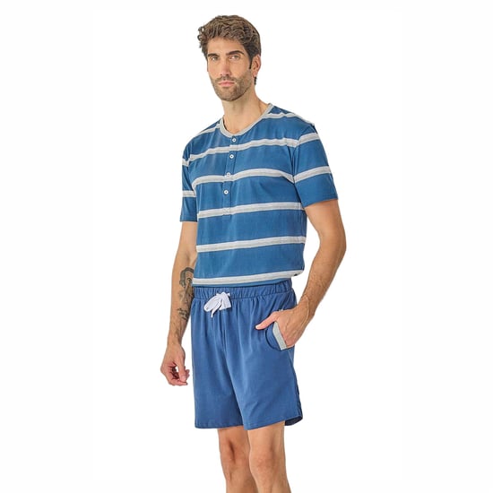 Men's Summer Short Sleeve Pyjamas JJB21 - Image 2