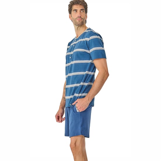 Men's Summer Short Sleeve Pyjamas JJB21 - Image 4