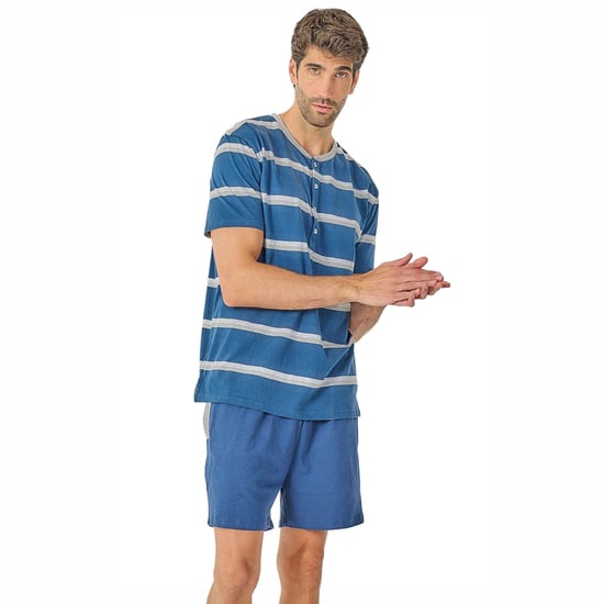 Men's Summer Short Sleeve Pyjamas JJB21 - Image 5