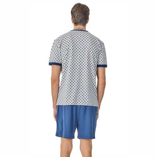 Men's Summer Short Sleeve Pyjamas JJB21 - Image 3